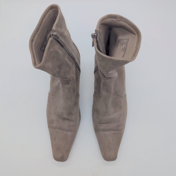Apostrophe Carly Sz 7 Gray Heeled Boots - Picture 3 of 10